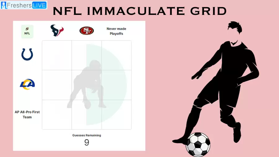 Which Player Have Played for both the Colts and Houston Texans in Their Careers? NFL Immaculate Grid answers September 16 2023