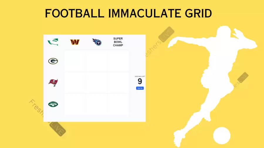 Which Player Have Played for both the Green Bay Packers and Super Bowl Champ in Their Careers? Football Immaculate Grid answers September 20 2023