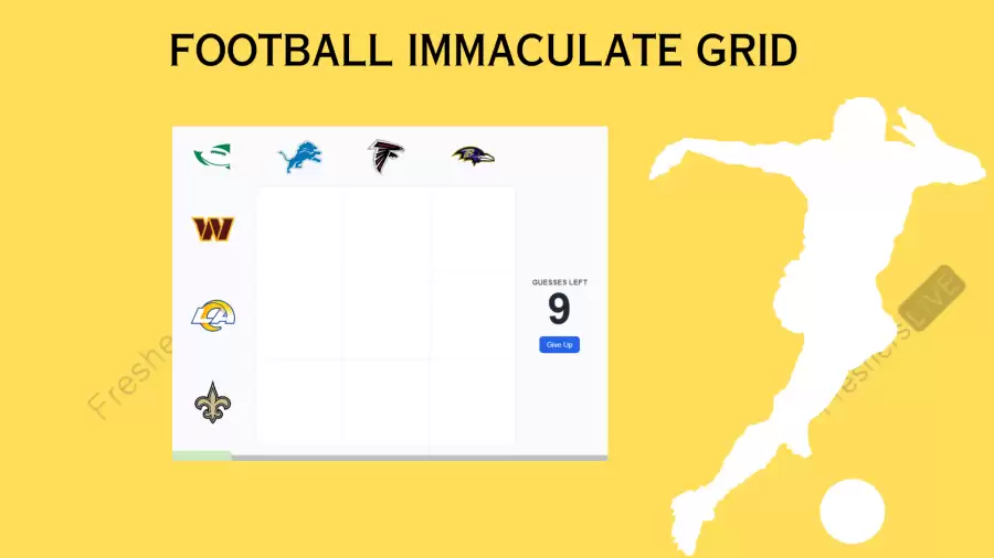 Which Player Have Played for both the Rams and Falcons in Their Careers? Football Immaculate Grid answers September 29 2023