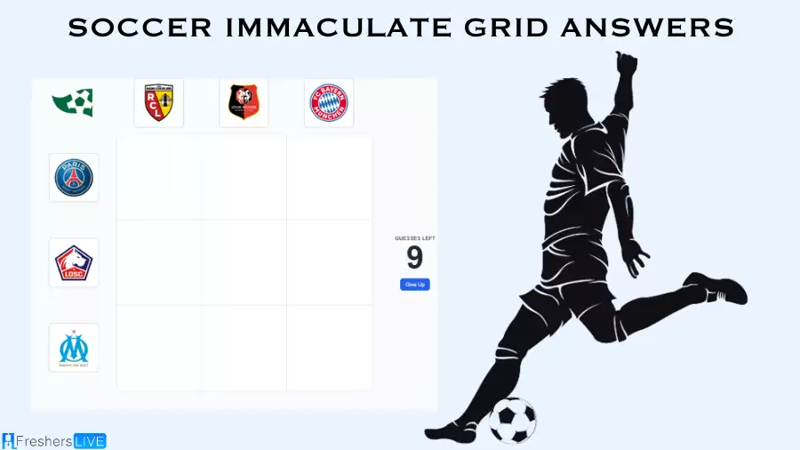 Which Players Have Played for Both Paris Saint-Germain FC and RC Lens in their Careers? Soccer Immaculate Grid answers September 10 2023