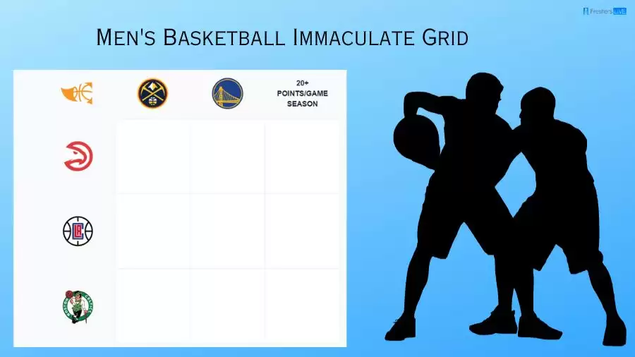 Which player who played for the Los Angeles Clippers and averaged 20+ points per game in the 2022-2023 season? Men's Basketball Immaculate Grid answers September 16 2023