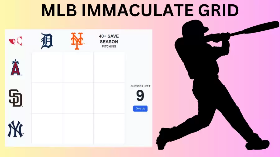 Which players who have recorded 40+ saves in a season for the San Diego Padres? MLB Immaculate Grid Answers for September 07 2023