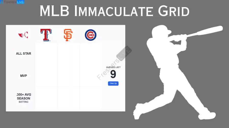 Which players who have hit .300 or better in a season while playing for the Texas Rangers? MLB Immaculate Grid Answers for September 23 2023