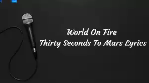 World On Fire Thirty Seconds To Mars Lyrics The Mesmerizing Lines and Meaning