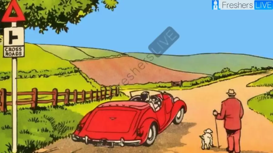 You Are A High IQ Genius If You Can Tell What’s Wrong With This Baffling Red Car Image In 9 Seconds!