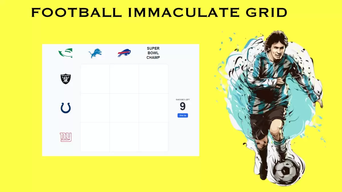 Which Player Have Played for both the Las Vegas Raiders and Detroit Lions in Their Careers? Football Immaculate Grid answer Revealed