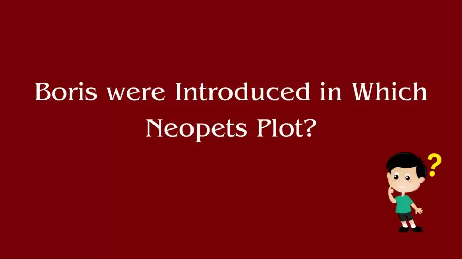 Boris were Introduced in Which Neopets Plot?