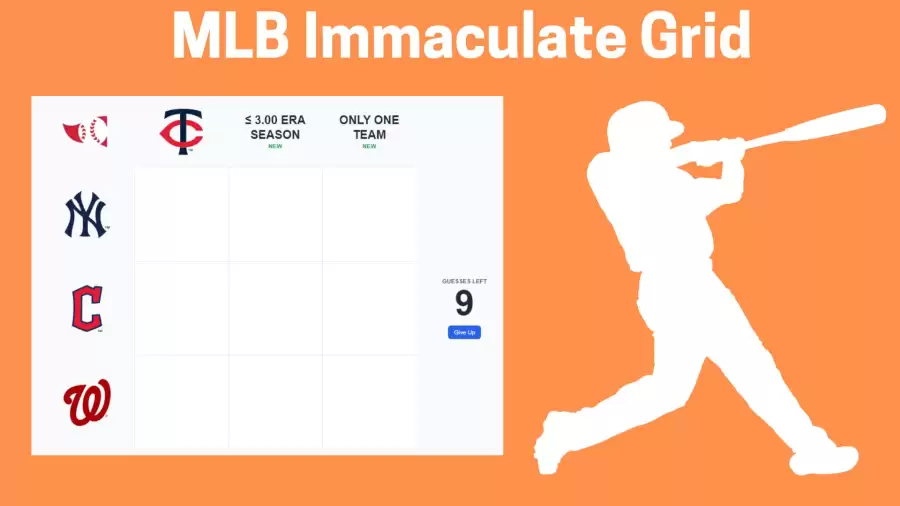 MLB Immaculate Grid Answers Today October 20 2023