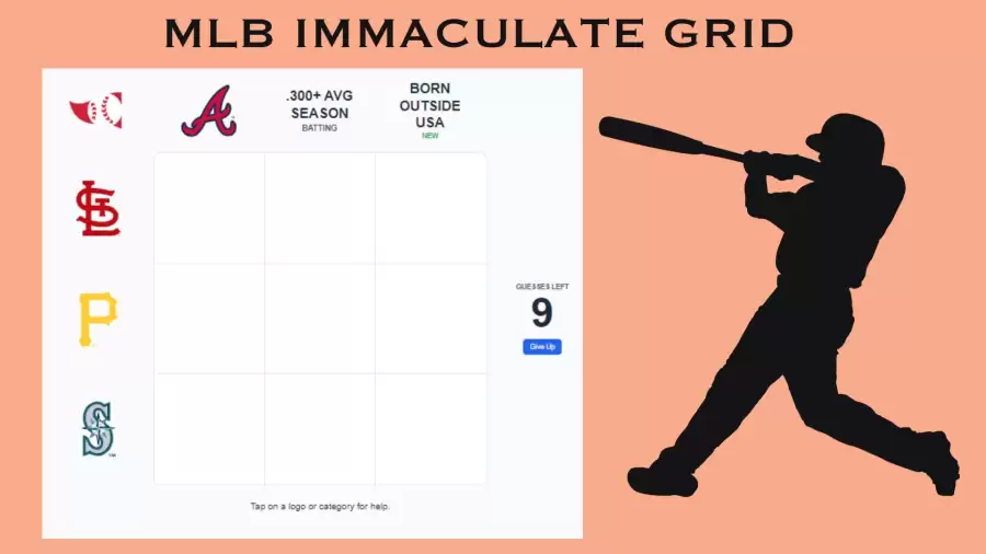 MLB Immaculate Grid Answers Today October 23 2023