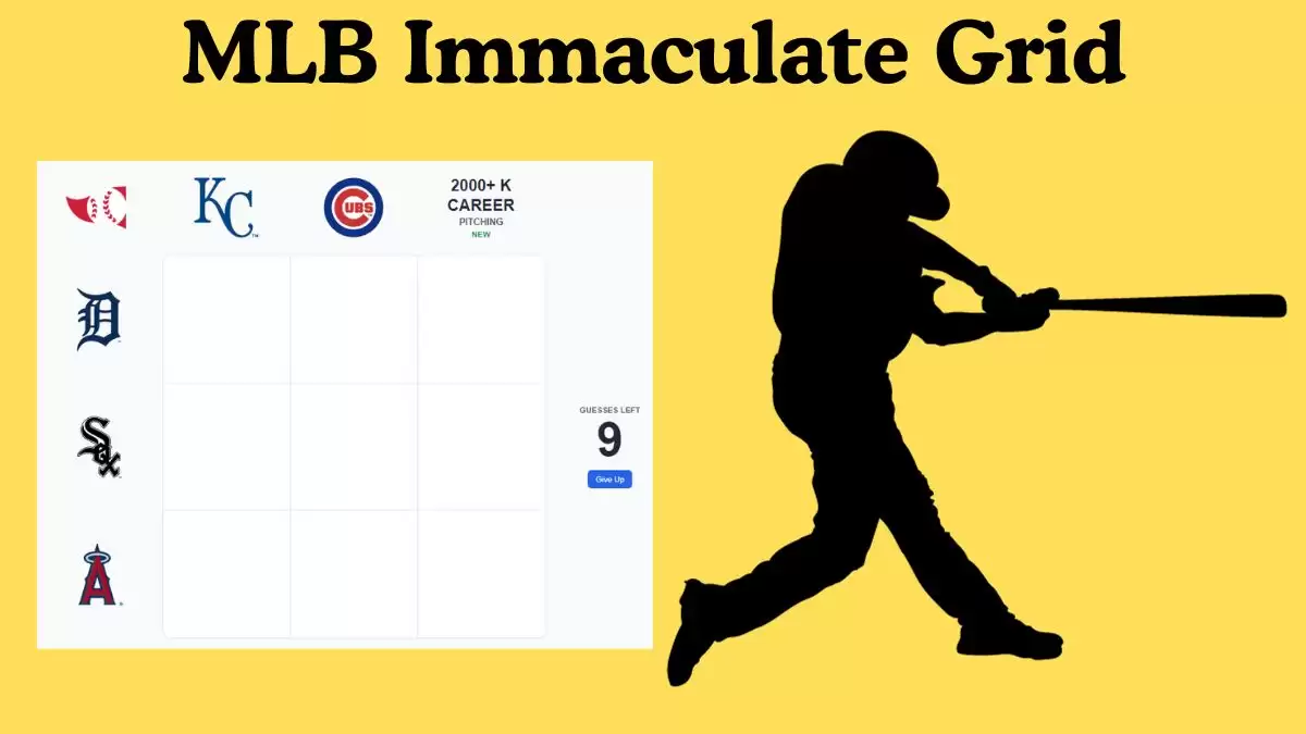 MLB Immaculate Grid Answers Today October 24 2023