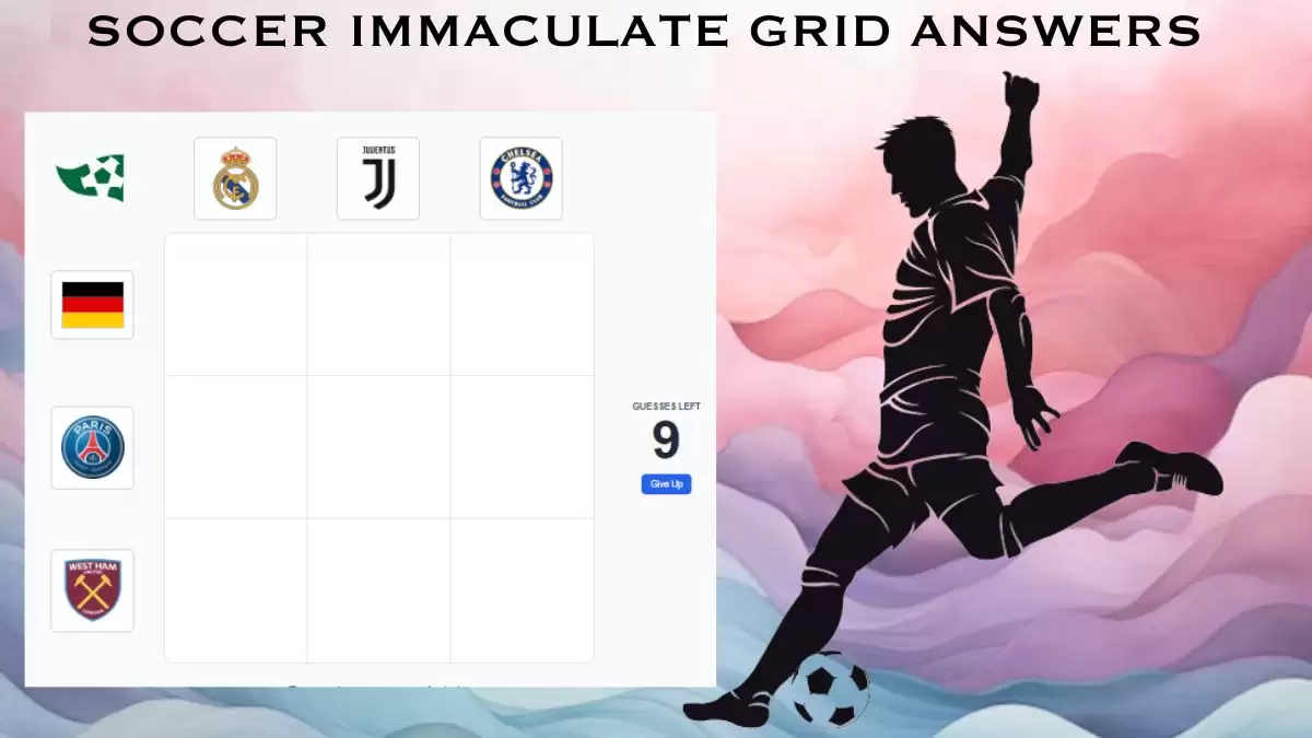 Which German players have played for Real Madrid CF in their Careers? Soccer Immaculate Grid Answer Revealed