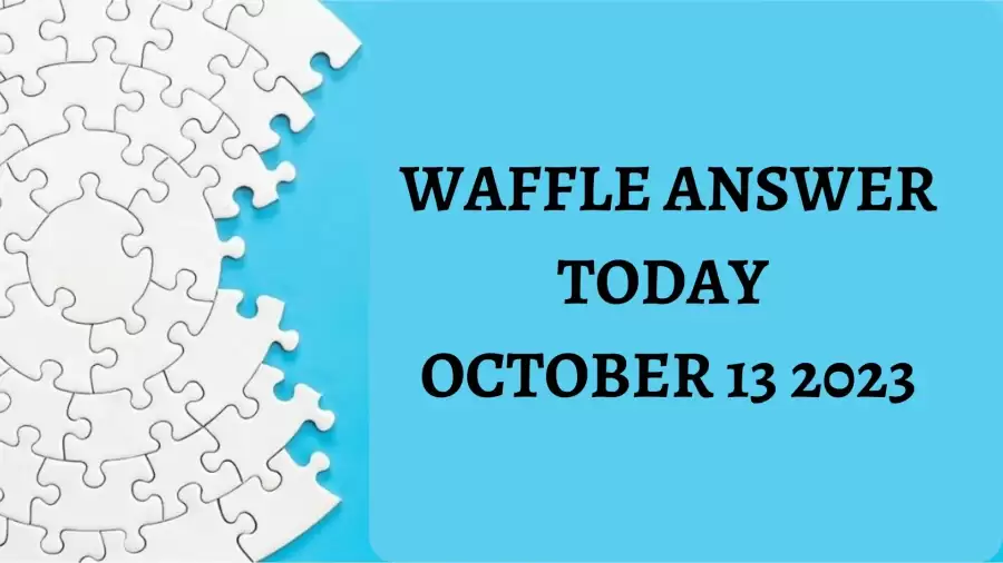 Waffle Game Today #630, Waffle Answer Today October 13 2023