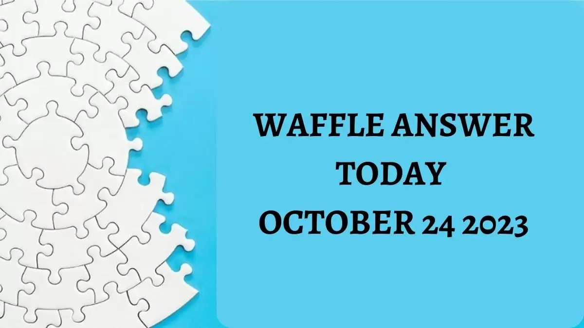 Waffle Game Today #641, Waffle Answer Today October 24 2023