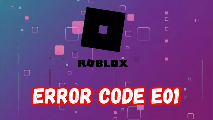 What is Error Code E01 on Roblox? How to Fix Error Code E01 on Roblox?