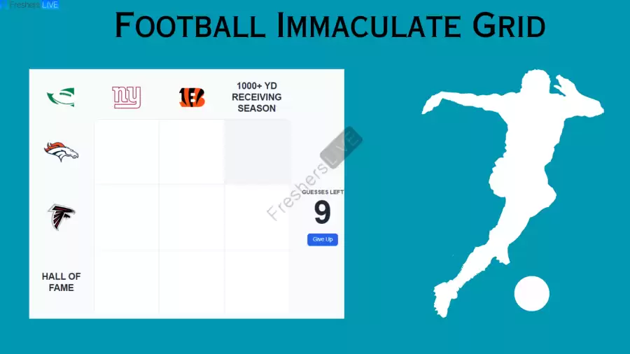 Which Player Have Played for both the Atlanta Falcons and Cincinnati Bengals in Their Careers? Football Immaculate Grid answers October 08 2023