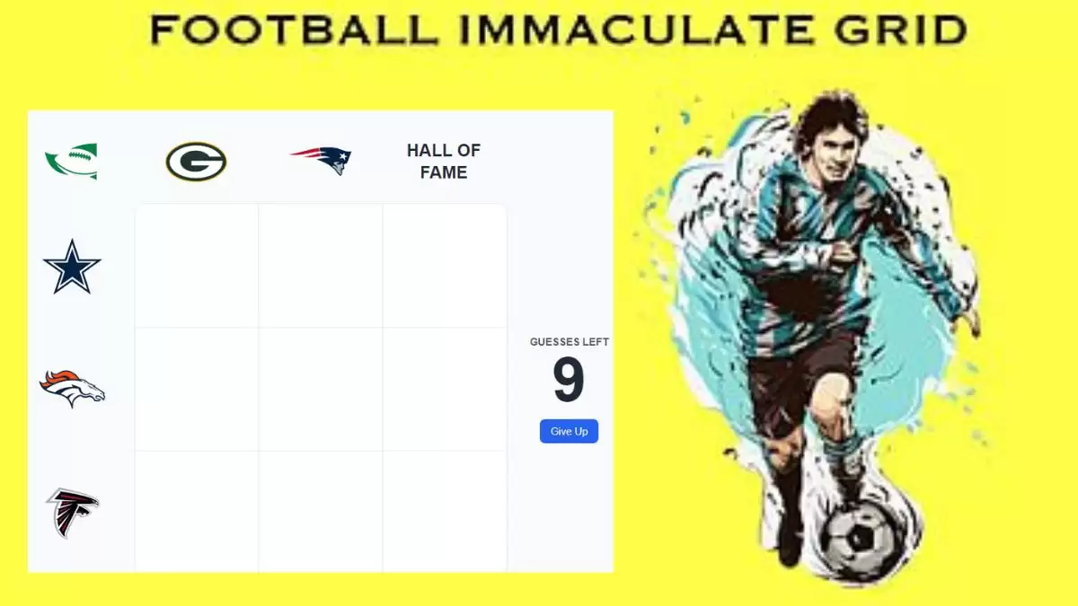 Which Player Have Played for both the Atlanta Falcons and Hall of Fame in Their Careers? Football Immaculate Grid answers October 28 2023