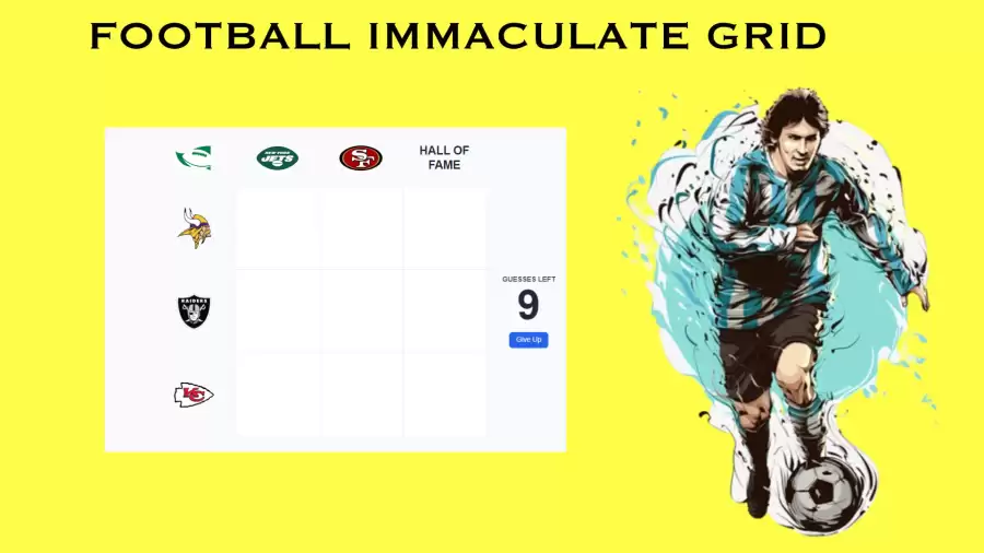 Which Player Have Played for both the Kansas City Chiefs and Hall Of Fame in Their Careers? Football Immaculate Grid answers October 20 2023