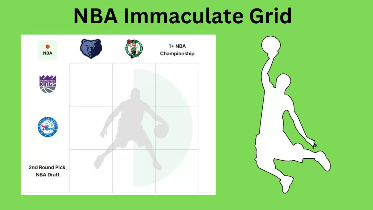 Which player who has played for a second-round pick in the NBA Draft and won one or more NBA championships? NBA Immaculate Grid answers October 24 2023