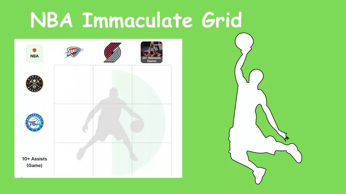 Which players have had games in which they recorded both 10 or more assists and 20 or more rebounds? NBA Immaculate Grid answers October 30 2023