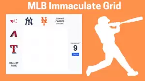 Which players who have played for the Baseball Hall of Fame and the New York Mets? MLB Immaculate Grid Answers for October 11 2023