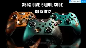 Xbox Live Error Code 80151912, How to Fix Xbox Live Error Code 80151912?