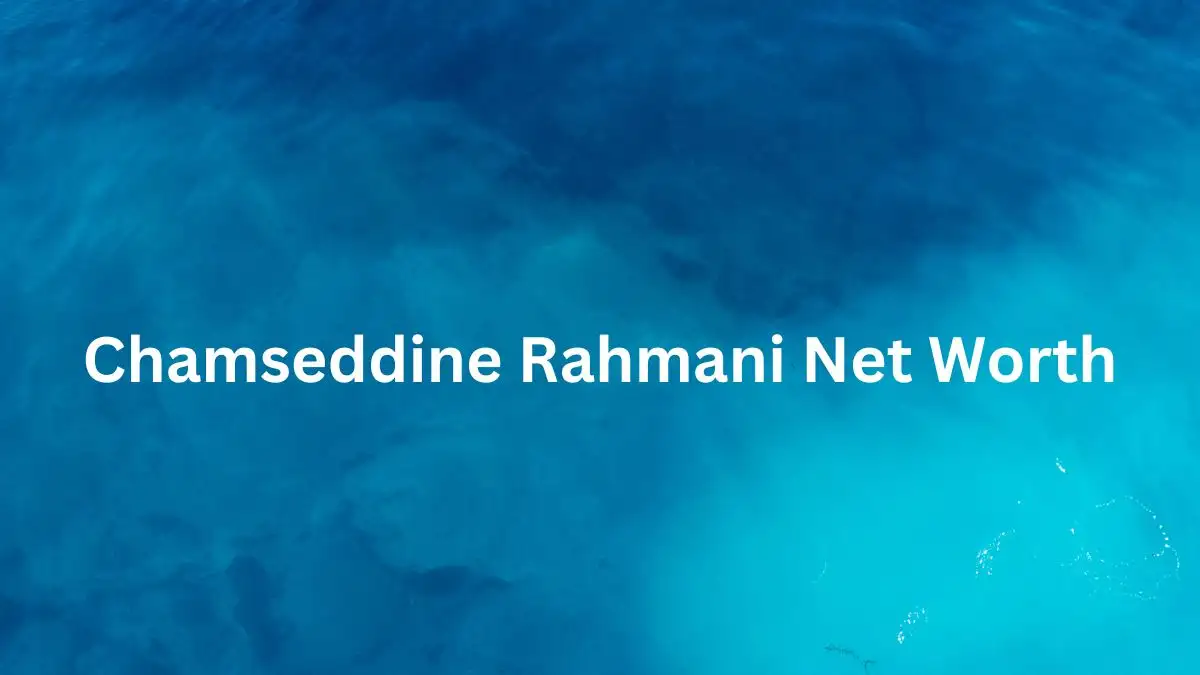 Chamseddine Rahmani Net Worth in 2023 How Rich is He Now?