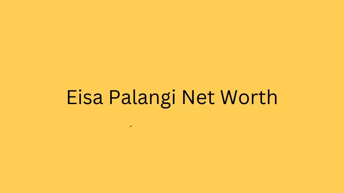 Eisa Palangi Net Worth in 2023 How Rich is He Now?