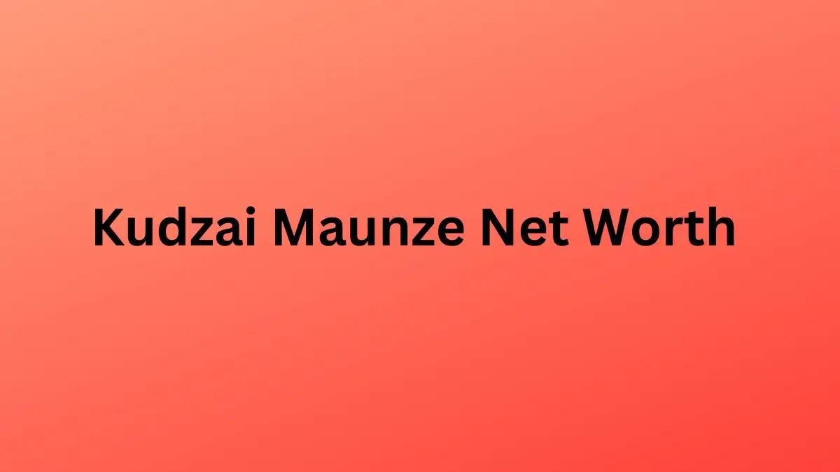 Kudzai Maunze Net Worth in 2023 How Rich is He Now?