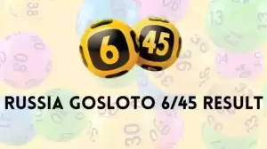 Russia Gosloto 6/45 Result 09 November 2023 Check 6 out of 45 winning numbers