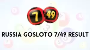 Russia Gosloto 7/49 Result 09 November 2023 Check 7 out of 49 winning numbers