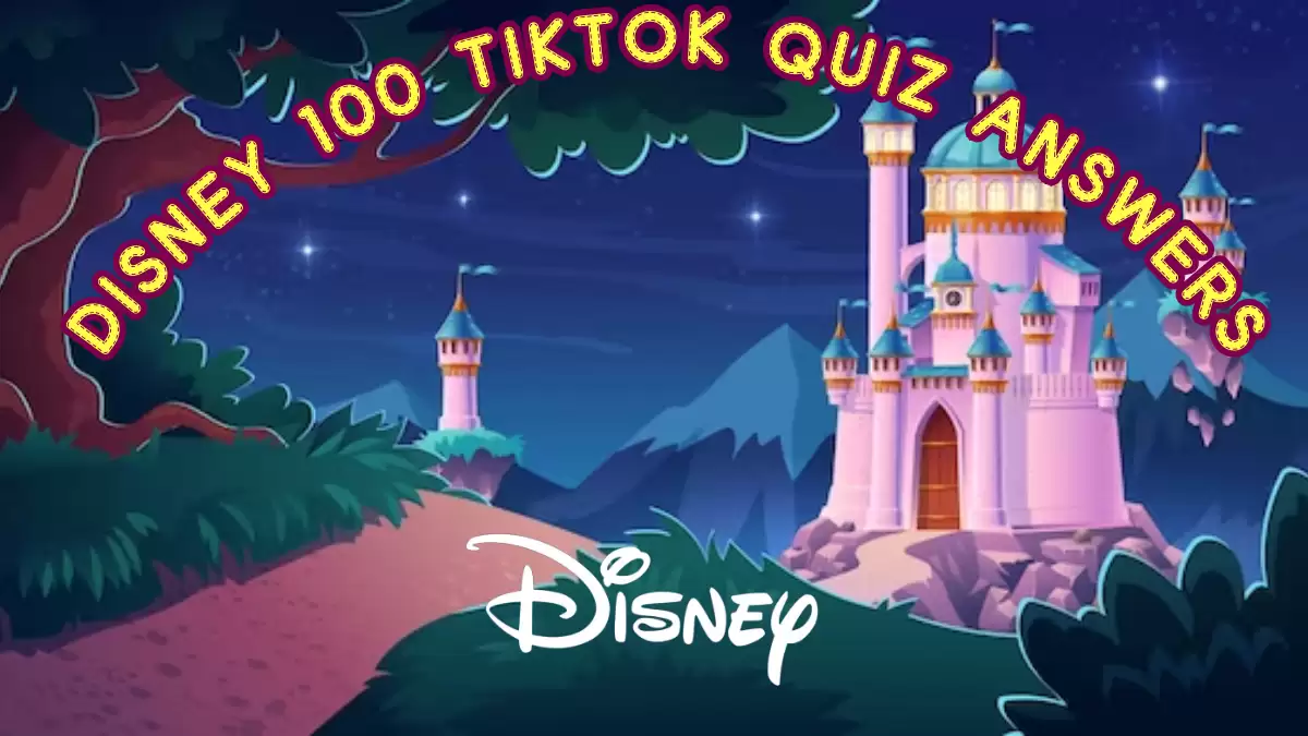 TikTok Disney 100 Quiz Answers Today November 04 2023