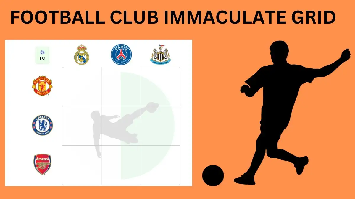 Which player who has played for both Arsenal F.C. And Newcastle United FC? Football Club Immaculate Grid answers November 23 2023