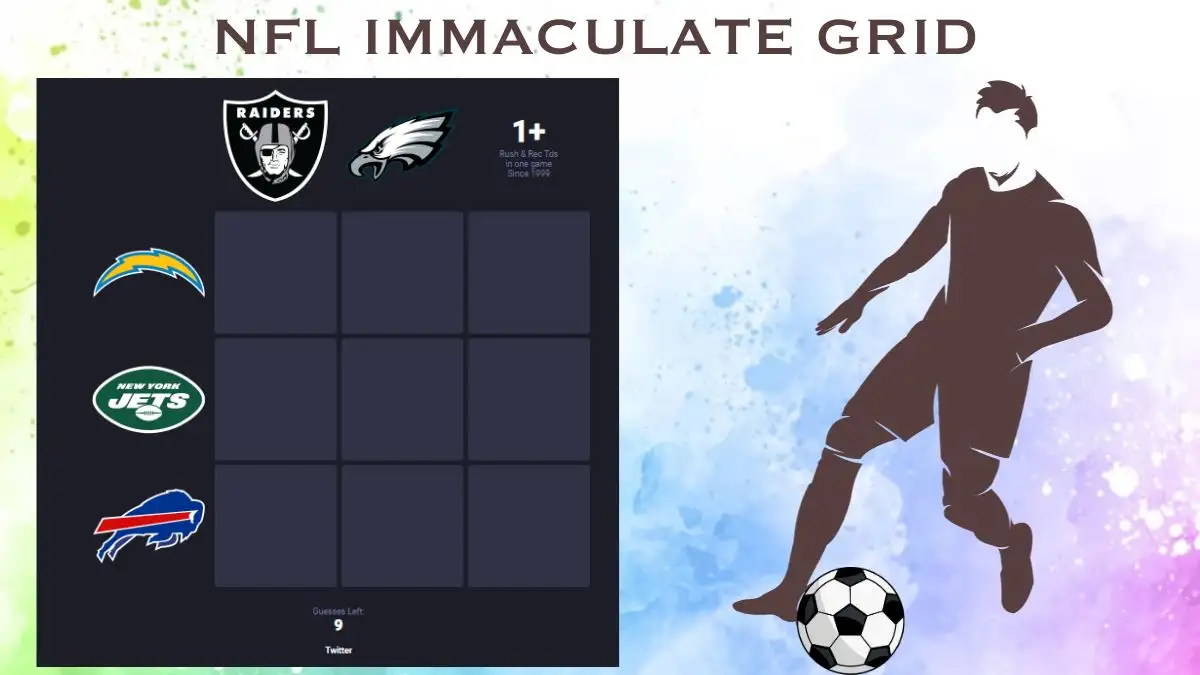 Which players have played for the New York Jets since 1999 and have recorded at least one rushing and one receiving touchdown in a single game? NFL Immaculate Gridiron answers November 21 2023