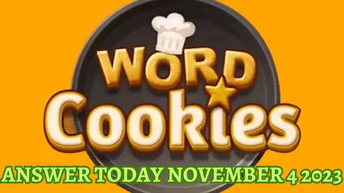 Word Cookies Daily Puzzle November 4 2023 Answers Today