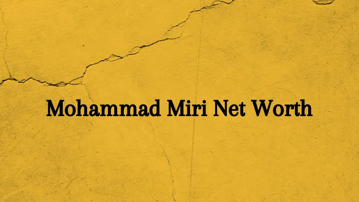 Mohammad Miri Net Worth in 2023 How Rich is He Now?