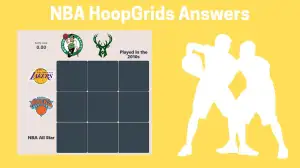 Which Players Have Played for Both New York Knicks and Milwaukee Bucks in Their Careers? HoopGrids Immaculate Grid answers December 25 2023