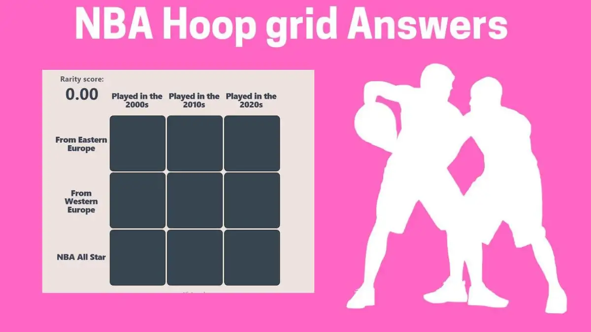 Which Player Played From Western Europe in the 2000s in Their Careers? HoopGrids Immaculate Grid answers December 27 2023