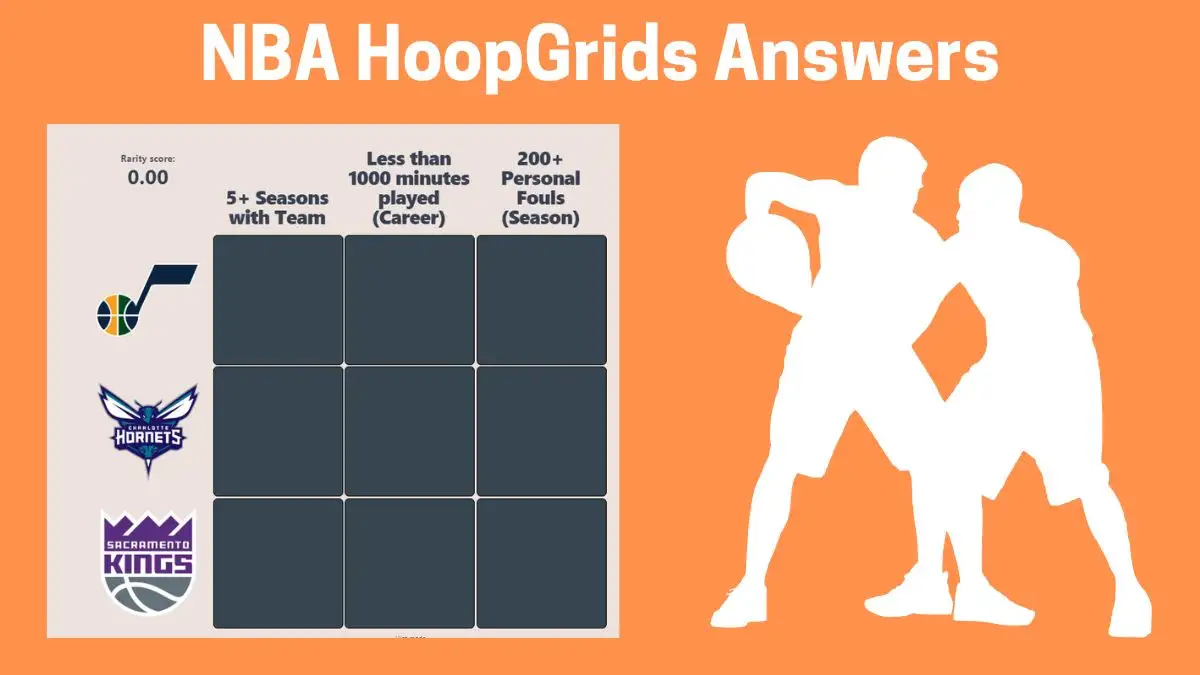 Which players Have Played for Charlotte Hornets for at least five seasons with Team? HoopGrids Immaculate Grid answers December 24 2023