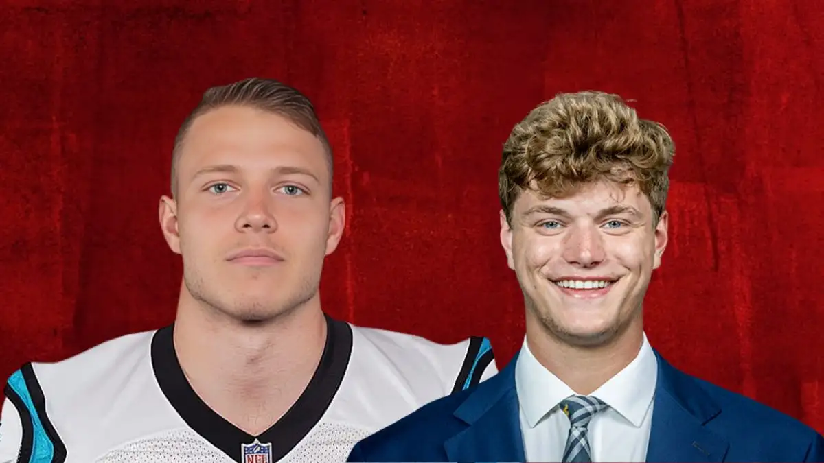 Is JJ McCarthy related to Christian McCaffrey? Are they related?