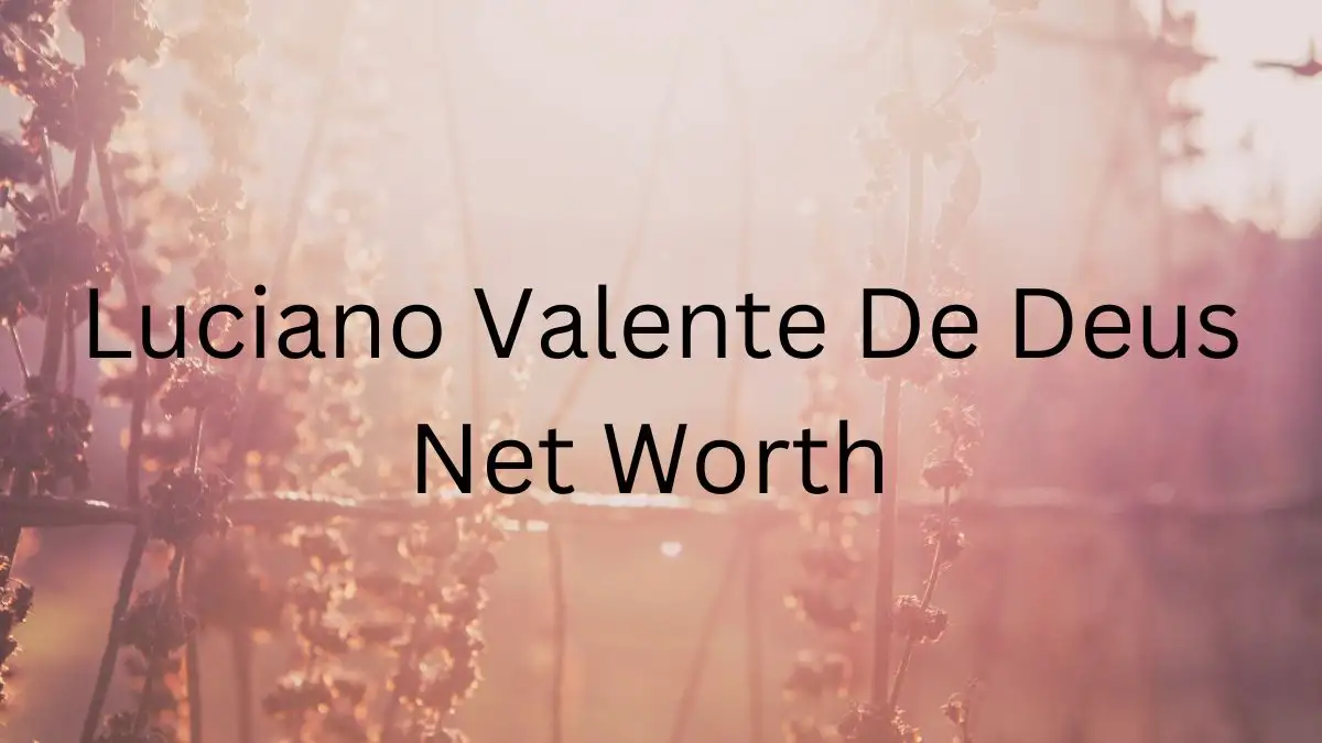 Luciano Valente De Deus Net Worth in 2024 How Rich is He Now?