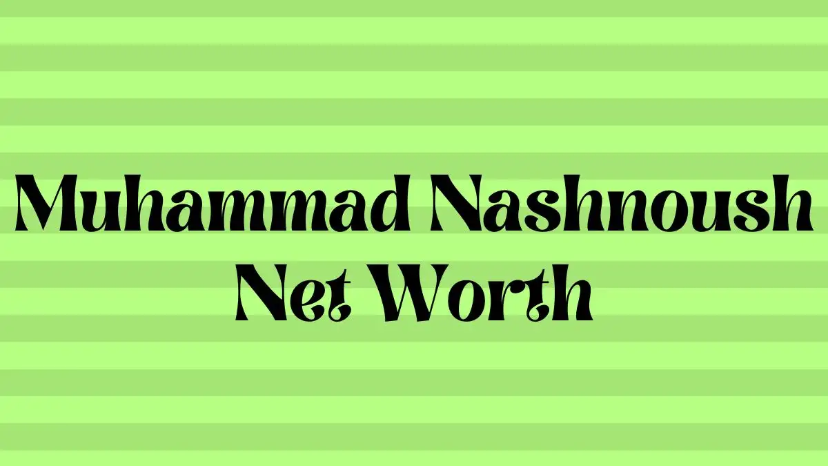 Muhammad Nashnoush Net Worth in 2024 How Rich is He Now?