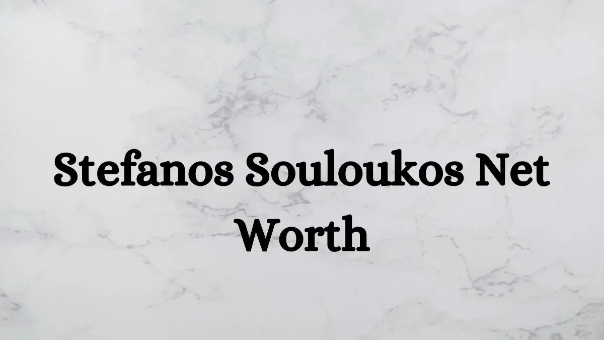 Stefanos Souloukos Net Worth in 2024 How Rich is He Now?