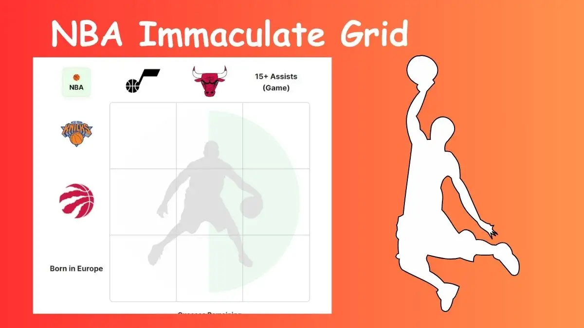 Which players born in Europe have graced the court for the Chicago Bulls throughout their history? NBA Immaculate Grid answers January 31 2024