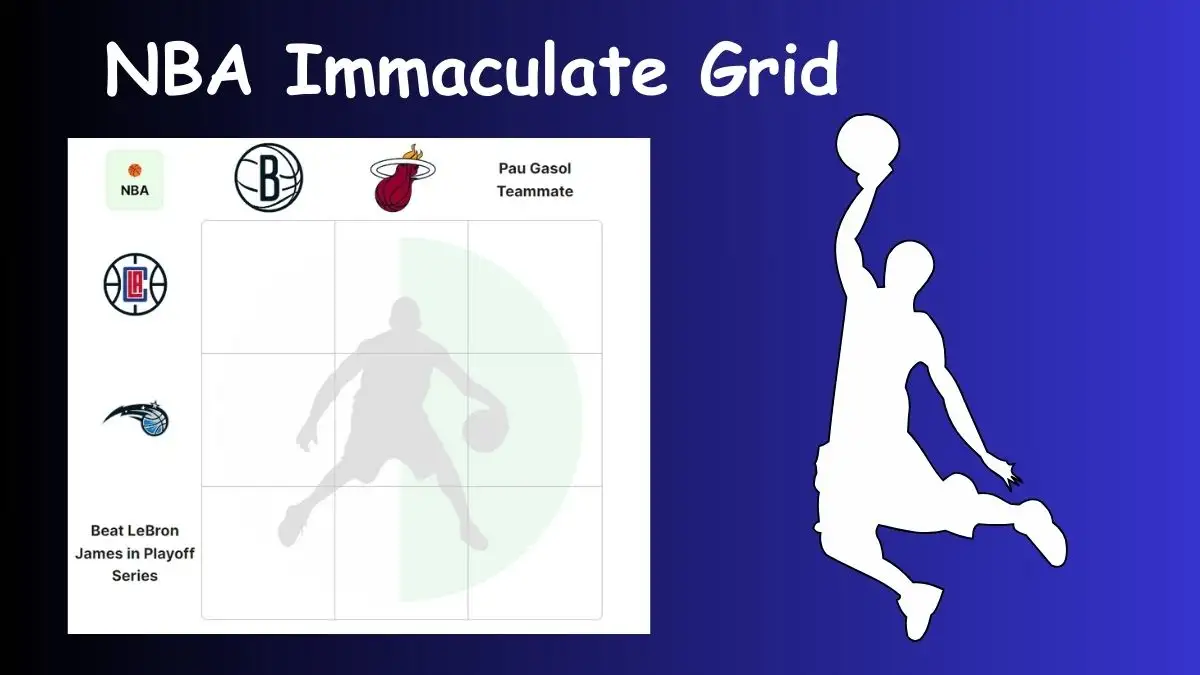 Which players have both defeated LeBron James in the playoffs and played alongside Pau Gasol at some point in their careers? NBA Immaculate Grid answers January 22 2024