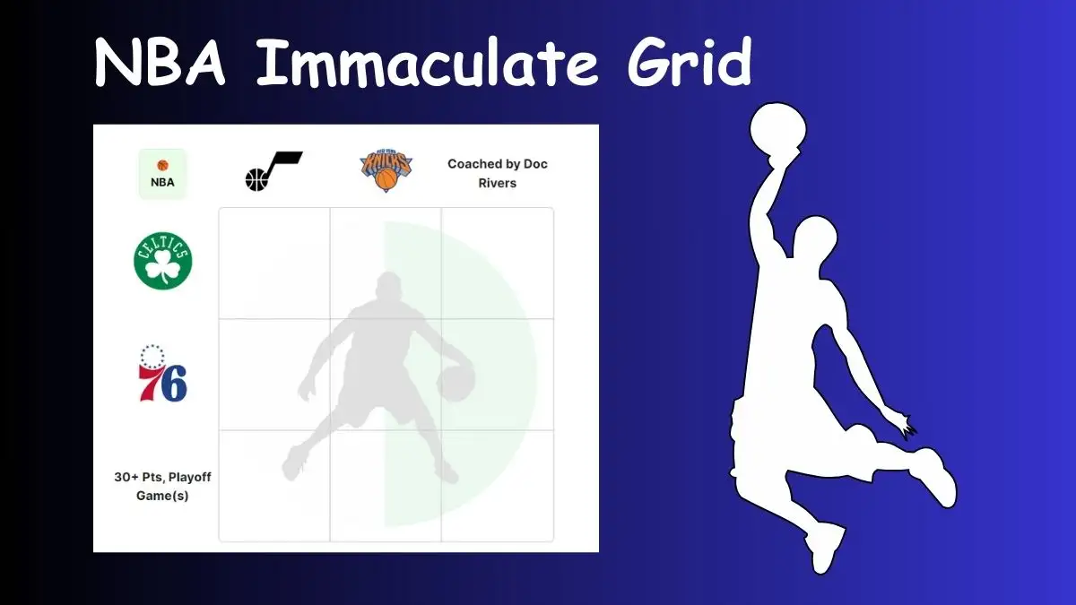 Which players have crossed the threshold of 30 points in a playoff game while playing under Doc Rivers' coaching? NBA Immaculate Grid answers January 06 2024