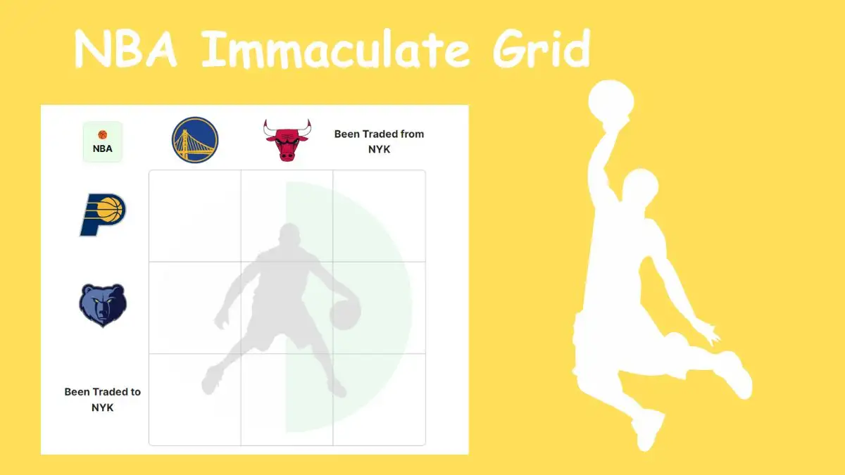 Which player has played for both the Indiana Pacers and been traded from the New York Knicks? NBA Immaculate Grid answers February 09 2024