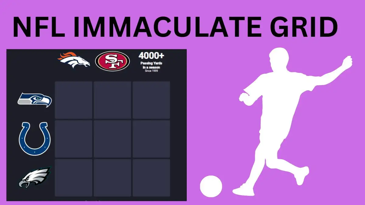 Which player who has played for both Seattle Seahawks and San Francisco 49ers? NFL Immaculate Gridiron answers February 07 2024