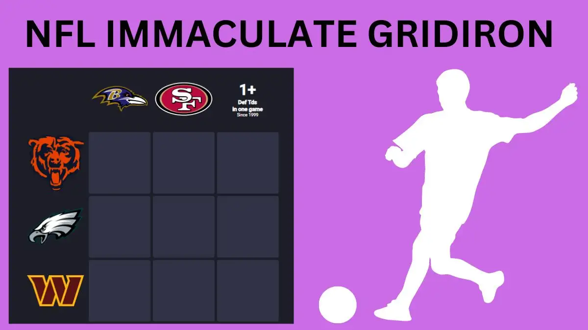 Which player who has played for both the Chicago Bears and San Francisco 49ers? NFL Immaculate Gridiron answers February 12 2024