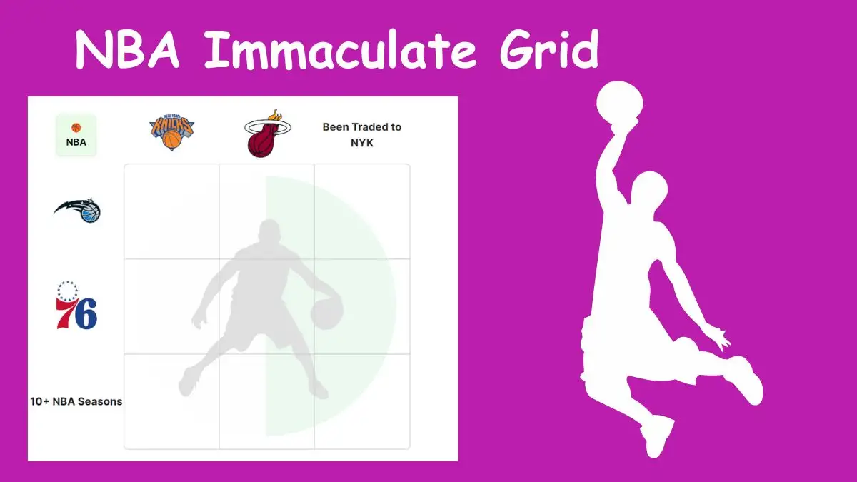 Which player who has played for 10+ NBA seasons and the Miami Heat? NBA Immaculate Grid answers February 15 2024