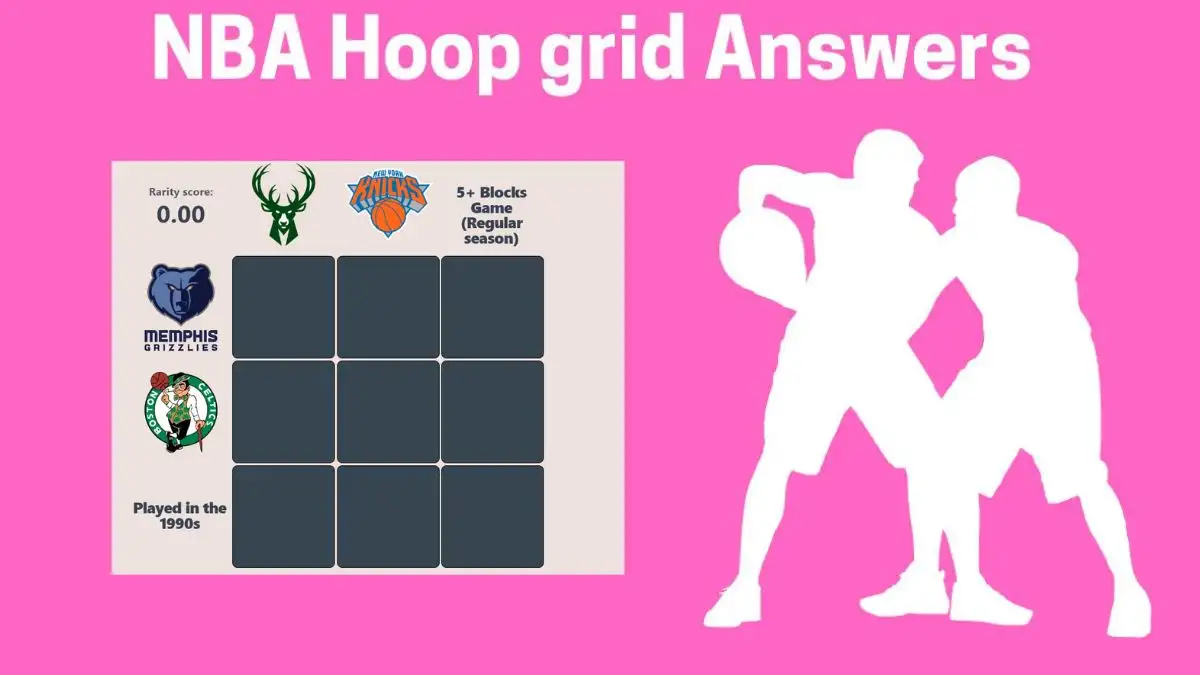 Which Players Have Played for Both Boston Celtics and Milwaukee Bucks in Their Careers? HoopGrids Immaculate Grid answers February 13 2024